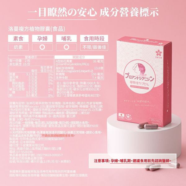 洛蔓複方植物膠囊 30粒/盒｜5入組 洛蔓益生菌,蔓越莓,洛神花,益生菌,私密處保養,女性保養,女性私密保健,私密處益生菌,私密,前花青素,蔓越莓推薦,女性益生菌推薦,私密處異味,私密處搔癢,私密處感染