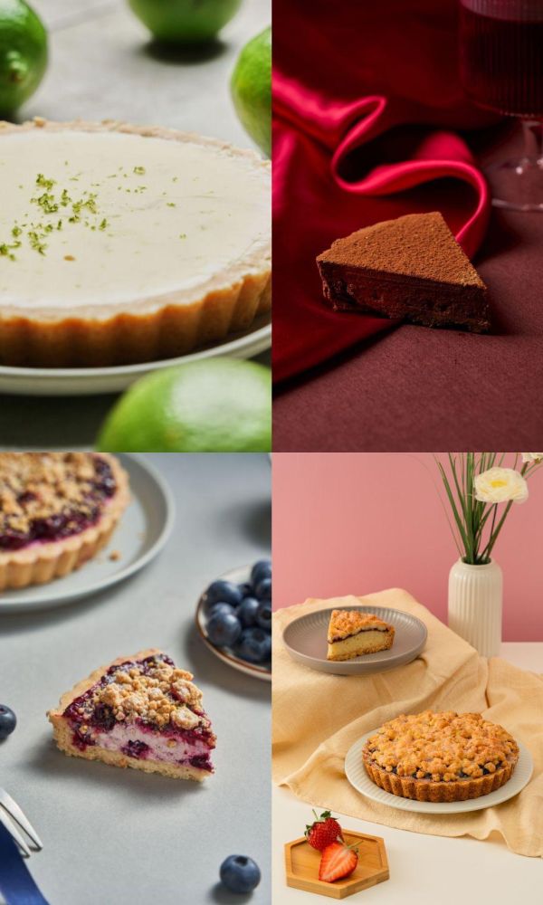 92折 | 檸檬塔 + 草莓酥頂 + 紅茶巧 + 莓果塔 | 一次滿足 