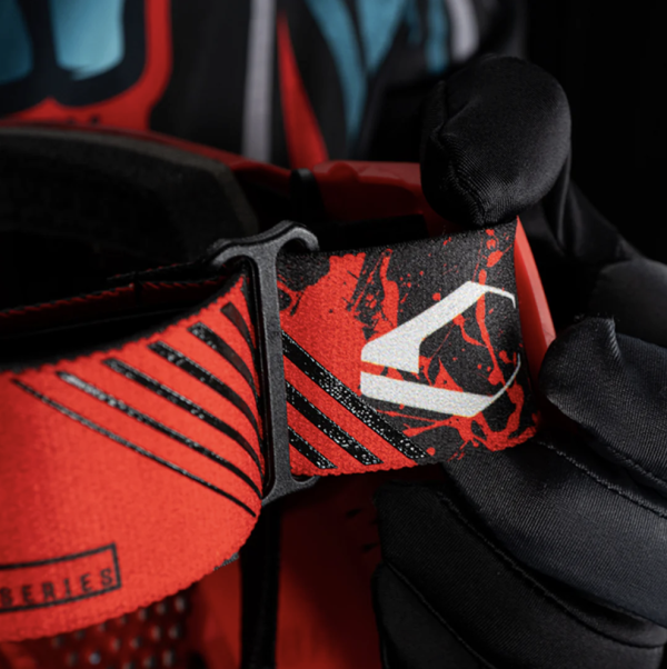 【漆彈專賣-三角戰略】CARBON ZERO GRX - 潑墨紅 漆彈面罩 