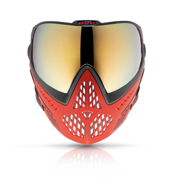 【漆彈專賣-三角戰略】Dye I5 - 暗影紅 限量版 漆彈面罩 送旋鈕鬆緊帶＿紅 