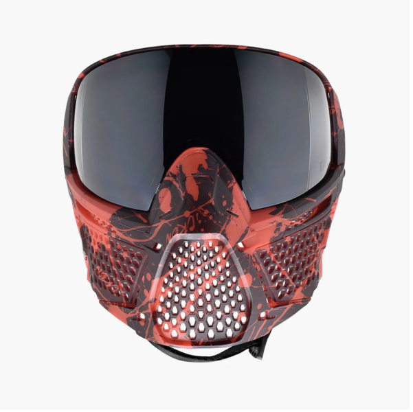 【漆彈專賣-三角戰略】CARBON ZERO GRX - 潑墨紅 漆彈面罩 