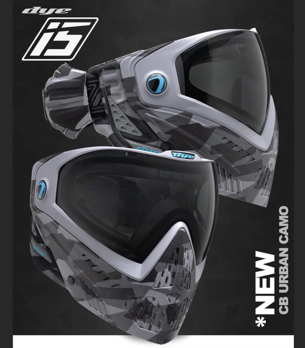 【漆彈專賣-三角戰略】Dye I5 - 城市迷彩 限量版 漆彈面罩 