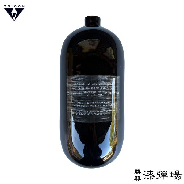 【漆彈專賣-三角戰略】新技術二代輕量化90CI碳纖氣瓶-台灣製造 