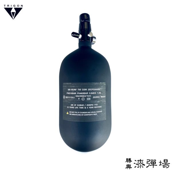 【漆彈專賣-三角戰略】新技術二代輕量化77CI碳纖氣瓶-台灣製造 