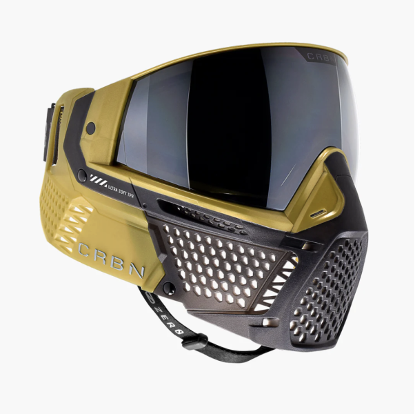 【漆彈專賣-三角戰略】CARBON ZERO PRO - 沙漠金 漆彈面罩 