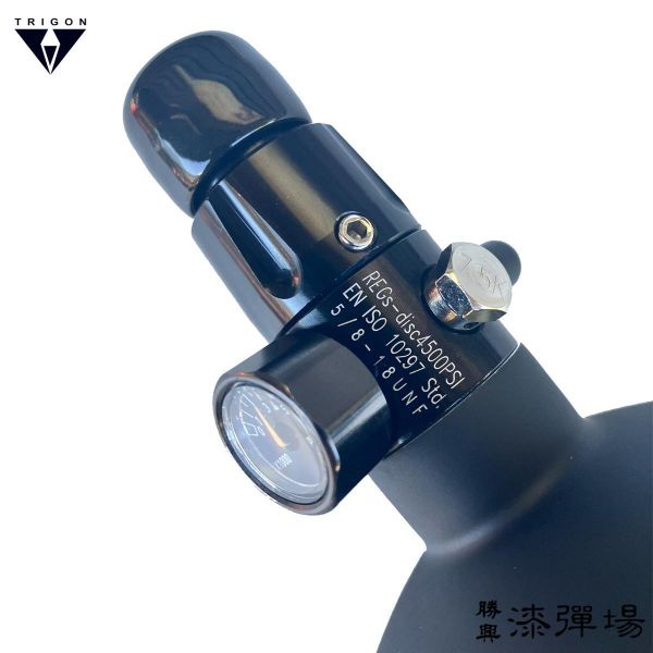 【漆彈專賣-三角戰略】單瓶身 新技術二代輕量化77CI碳纖氣瓶-台灣製造 