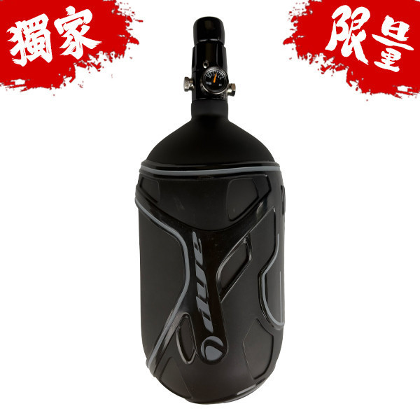 【漆彈專賣-三角戰略】!!官網獨家 限量優惠!! 新技術二代輕量化碳纖氣瓶＋贈 氣瓶套 