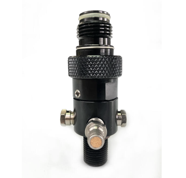 【漆彈專賣-三角戰略】台製 ON/OFF高壓氣氣瓶閥/頭 800/3000PSI 