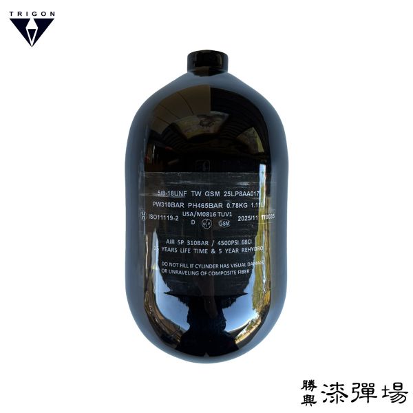 【漆彈專賣-三角戰略】新技術二代輕量化68CI碳纖氣瓶-台灣製造 