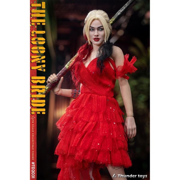 現貨免運 Thunder Toys 1/6 瘋狂新娘 TD2031 可動人偶 可動人偶,12吋人偶,6吋人偶,模型預購,1/6人偶,1/12人偶,KOF模型王者,Thunder Toys 1/6 瘋狂新娘 TD2031 可動人偶,Thunder Toys,Thunder Toys TD2031,TD2031,Thunder Toys 小丑女,