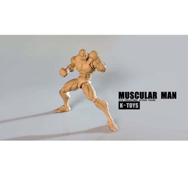 預購免運 K-Toys 1/12 強壯肌肉男素體 白膚/黃膚/黑膚 共3色 KT01 可動人偶,12吋人偶,6吋人偶,模型預購,1/6人偶,1/12人偶,KOF模型王者,K-Toys 1/12 強壯肌肉男素體 ,K-Toys,K-Toys素體,K-Toys KT01A,K-Toys KT01B,K-Toys KT01C,