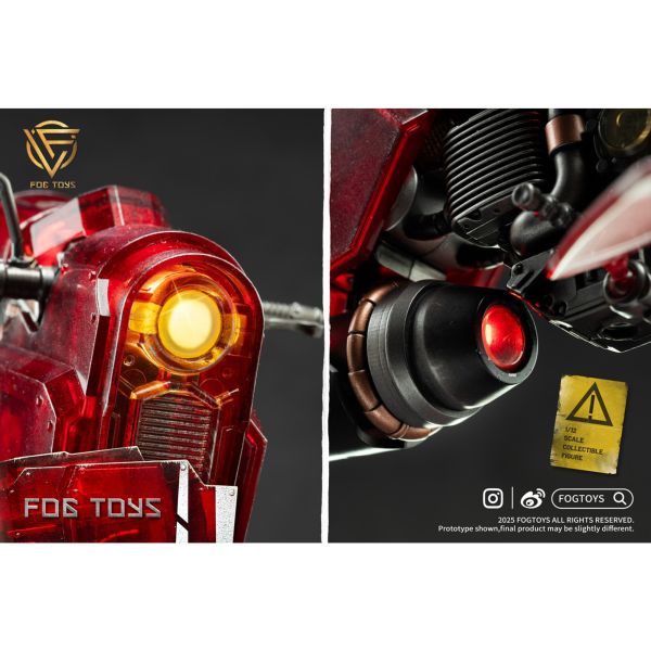預購免運 FOGTOYS 1/12 可動載具 《 Falcon隼 》 彩透.ver 01FT 可動人偶,12吋人偶,6吋人偶,模型預購,1/6人偶,1/12人偶,KOF模型王者,FOGTOYS 1/12 可動載具 《 Falcon隼 》 彩透.ver 01FT,FOGTOYS,FOGTOYS 隼,FOGTOYS  載具,1/12載具,6吋載具,