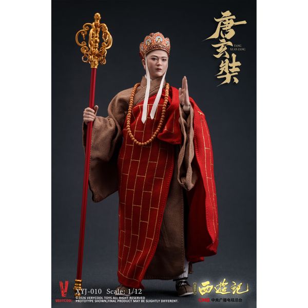 預購免運 VERYCOOL 1/12 《西遊記》 40週年 唐玄奘 XYJ-010 可動人偶,12吋人偶,6吋人偶,模型預購,1/6人偶,1/12人偶,KOF模型王者,VERYCOOL 1/12 《西遊記》 40週年 唐玄奘 XYJ-010,VERYCOOL,VERYCOOL 西遊記,VERYCOOL 唐玄奘,XYJ-010,西遊記 可動人偶,西遊記 可動模型,西遊記 1/12人偶,西遊記 6吋人偶,唐玄奘人偶,唐玄奘模型,