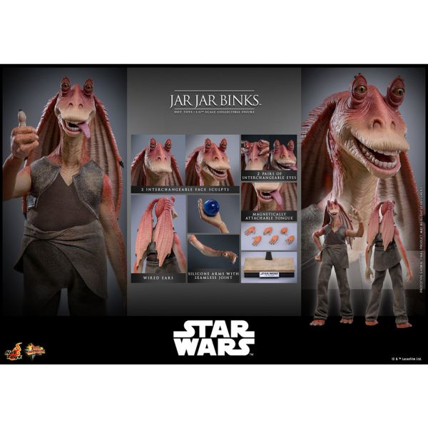 預購免運 HOT TOYS MMS807 《 星際大戰首部曲 ： 威脅潛伏 》 恰恰 賓克斯 可動人偶,12吋人偶,6吋人偶,模型預購,1/6人偶,1/12人偶,KOF模型王者,HOT TOYS MMS807 《 星際大戰首部曲 ： 威脅潛伏 》 恰恰 賓克斯,HOT TOYS,MMS807,HOT TOYS 星際大戰,HOT TOYS 恰恰,恰恰可動人偶,恰恰可動模型,恰恰1/6人偶,恰恰12吋人偶,