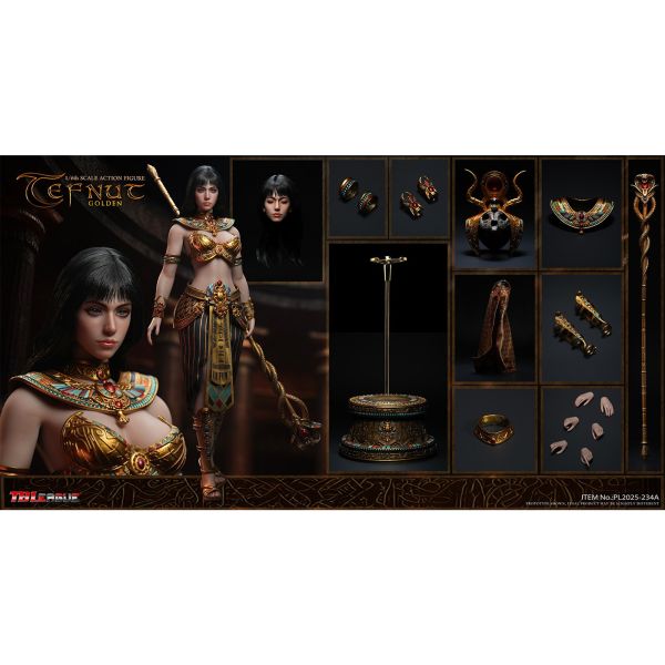 預購免運 TBLeague 1/6 埃及眾神 - 泰芙努特 金款 PL2025-234A 可動人偶,12吋人偶,6吋人偶,模型預購,1/6人偶,1/12人偶,KOF模型王者,TBLeague 1/6 埃及眾神 - 泰芙努特 金款 PL2025-234A,TBLeague,TBLeague 泰芙努特,TBLeague PL2025-234A,TBLeague 可動人偶,TBLeague 可動模型,TBLeague 1/6人偶,TBLeague 12吋人偶,