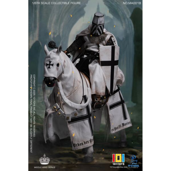 預購免運 101TOYS 1/6  中世紀條頓 三人組套裝&馬匹 MA001D 可動人偶,12吋人偶,6吋人偶,模型預購,1/6人偶,1/12人偶,KOF模型王者,101TOYS x PP STUDIO 1/6 中世紀條頓大統領 MA001C,101TOYS MA001C,PP STUDIO MA001C,