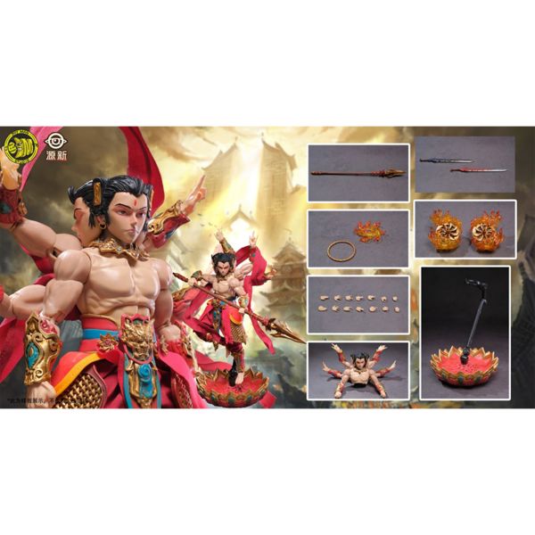預購免運 源新×膠漫文化 1/12 三壇海會大神 · 哪吒 三太子 共兩版 JX02501/02 可動人偶,12吋人偶,6吋人偶,模型預購,1/6人偶,1/12人偶,KOF模型王者,源新×膠漫文化 1/12 三壇海會大神 · 哪吒 三太子 共兩版 JX02501/02,源新×膠漫文化,源新 哪吒,膠漫文化 哪吒,