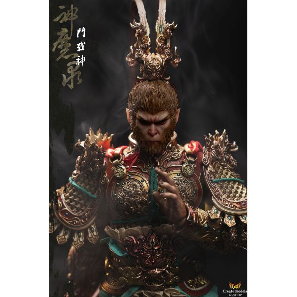預購免運 Createmodels 1/6 可動眼 鬥戰神 / 天命者 DZ-SH501/02 可動人偶,12吋人偶,6吋人偶,模型預購,1/6人偶,1/12人偶,KOF模型王者,Createmodels 1/6 可動眼 鬥戰神 / 天命者 DZ-SH501/02,Createmodels,