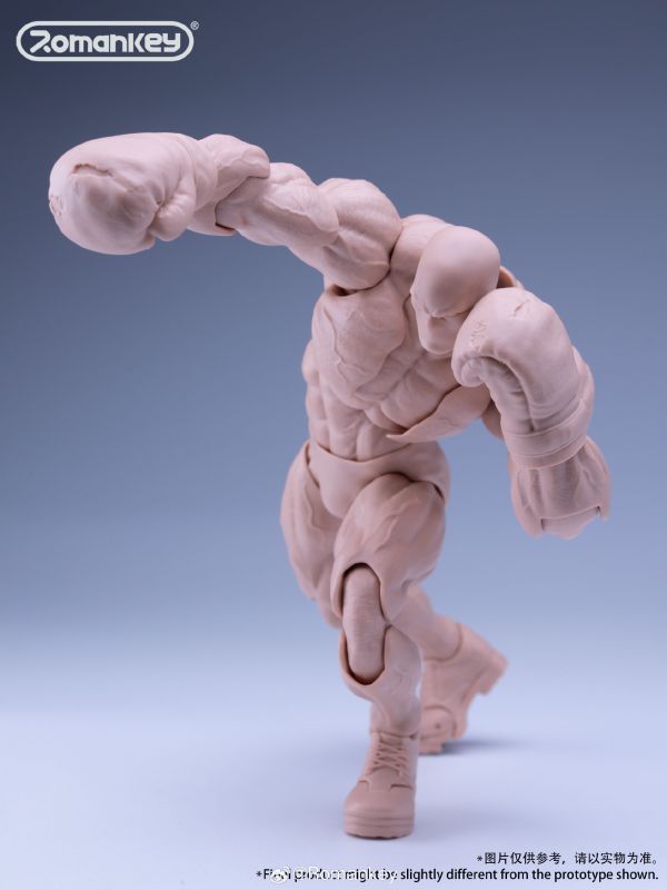 預購免運 Romankey  1/12  超可動素體 18cm 大塊頭 Big Guy 可動人偶,12吋人偶,6吋人偶,模型預購,1/6人偶,1/12人偶,KOF模型王者,Romankey  1/12  超可動素體 18cm 大塊頭 Big Guy,Romankey,Romankey素體,Romankey 大塊頭,超可動素體,