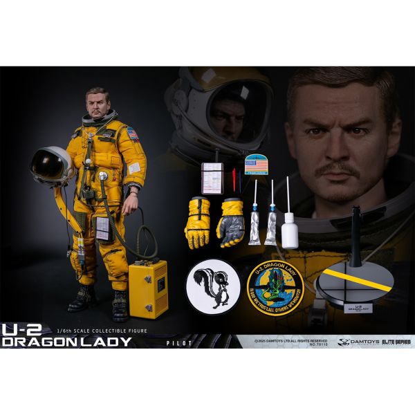 預購免運 DAMTOYS 1/6 U-2 “龍女”偵察機 飛行員 DAM78110 可動人偶,12吋人偶,6吋人偶,模型預購,1/6人偶,1/12人偶,KOF模型王者,DAMTOYS 1/6 U-2 “龍女”偵察機 飛行員 DAM78110,DAMTOYS,DAMTOYS DAM78110,DAMTOYS “龍女”偵察機,