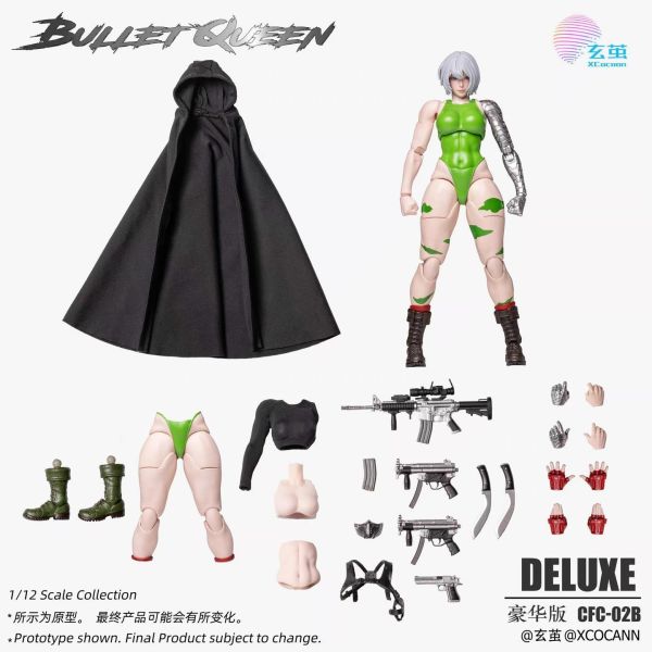 預購免運 玄繭工作室 1/12 子彈皇后 標準版/豪華版 +配件包 CFC02 可動人偶,12吋人偶,6吋人偶,模型預購,1/6人偶,1/12人偶,KOF模型王者,玄繭工作室 1/12 子彈皇后 標準版/豪華版 +配件包 CFC02,玄繭工作室,玄繭工作室 子彈皇后,子彈皇后,玄繭工作室 可動人偶,玄繭工作室 可動模型,玄繭工作室 1/12人偶,玄繭工作室 6吋人偶,