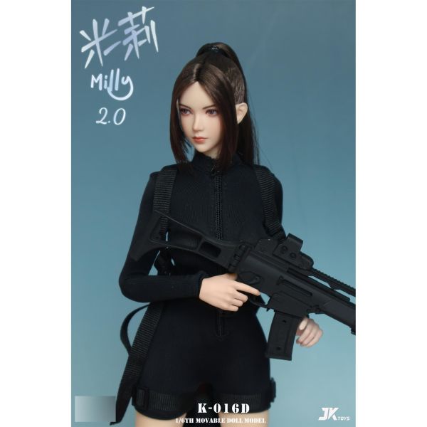 預購模板-免運 可動人偶,12吋人偶,6吋人偶,模型預購,1/6人偶,1/12人偶,KOF模型王者,JKTOYS 1/6 可動眼頭雕 米莉Milly2.0 共四款 K-016ABCD,JKTOYS,JKTOYS 米莉 Milly,JKTOYS頭雕,JKTOYS 可動眼頭雕,