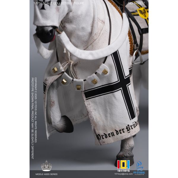 預購免運 101TOYS x PPSTUDIO 1/6 中世紀條頓戰馬 MA002Z 可動人偶,12吋人偶,6吋人偶,模型預購,1/6人偶,1/12人偶,KOF模型王者,101TOYS x PPSTUDIO 1/6 中世紀條頓戰馬 MA002,