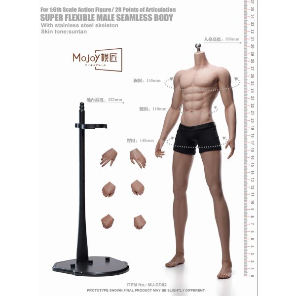 預購免運 模匠工作室 1/6 紳士男素體 無頭雕 白膚/小麥膚 共兩款 MJ-DD01/2 可動人偶,12吋人偶,6吋人偶,模型預購,1/6人偶,1/12人偶,KOF模型王者,模匠工作室 1/6 紳士男素體 含頭雕 白膚/小麥膚 共兩款 MJ-DD01/2H,模匠工作室,,模匠工作室 素體,