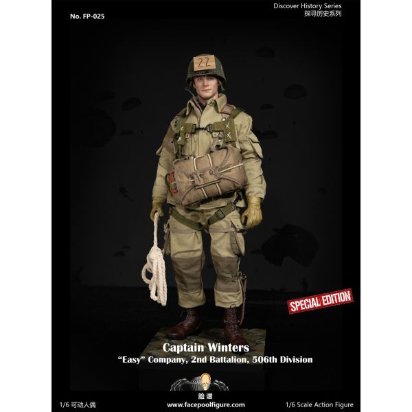 預購免運 臉譜模玩 1/6 二戰美軍空降師E連隊長 A款/B款 共兩版 FP-025 可動人偶,12吋人偶,6吋人偶,模型預購,1/6人偶,1/12人偶,KOF模型王者,臉譜模玩 1/6 二戰美軍空降師E連隊長 A款/B款 共兩版 FP-025,臉譜模玩,臉譜模玩 二戰美軍空降師E連隊長,臉譜模玩 可動人偶,臉譜模玩 可動模型,臉譜模玩 1/6人偶,臉譜模玩 12吋人偶,