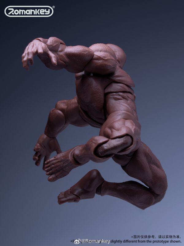 預購免運 Romankey  1/12  超可動素體 18cm 大塊頭 Big Guy 可動人偶,12吋人偶,6吋人偶,模型預購,1/6人偶,1/12人偶,KOF模型王者,Romankey  1/12  超可動素體 18cm 大塊頭 Big Guy,Romankey,Romankey素體,Romankey 大塊頭,超可動素體,