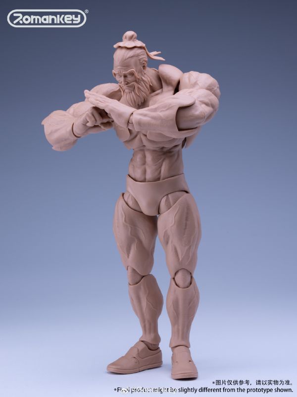 預購免運 Romankey  1/12  超可動素體 18cm 大塊頭 Big Guy 可動人偶,12吋人偶,6吋人偶,模型預購,1/6人偶,1/12人偶,KOF模型王者,Romankey  1/12  超可動素體 18cm 大塊頭 Big Guy,Romankey,Romankey素體,Romankey 大塊頭,超可動素體,