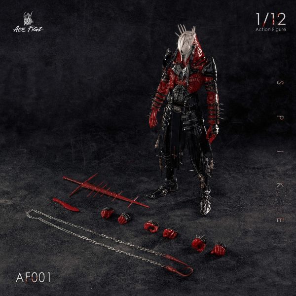 預購免運   AceFigz 1/12 Spike 佈道者 標準/豪華/雙人套裝版 共三款 可動人偶,12吋人偶,6吋人偶,模型預購,1/6人偶,1/12人偶,KOF模型王者,AceFigz 1/12 Spike 佈道者 標準/豪華/雙人套裝版 共三款,AceFigz,AceFigz 佈道者,