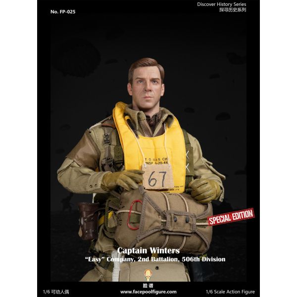預購免運 臉譜模玩 1/6 二戰美軍空降師E連隊長 A款/B款 共兩版 FP-025 可動人偶,12吋人偶,6吋人偶,模型預購,1/6人偶,1/12人偶,KOF模型王者,臉譜模玩 1/6 二戰美軍空降師E連隊長 A款/B款 共兩版 FP-025,臉譜模玩,臉譜模玩 二戰美軍空降師E連隊長,臉譜模玩 可動人偶,臉譜模玩 可動模型,臉譜模玩 1/6人偶,臉譜模玩 12吋人偶,