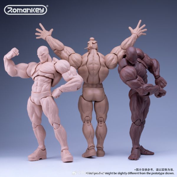 預購免運 Romankey  1/12  超可動素體 18cm 大塊頭 Big Guy 可動人偶,12吋人偶,6吋人偶,模型預購,1/6人偶,1/12人偶,KOF模型王者,Romankey  1/12  超可動素體 18cm 大塊頭 Big Guy,Romankey,Romankey素體,Romankey 大塊頭,超可動素體,