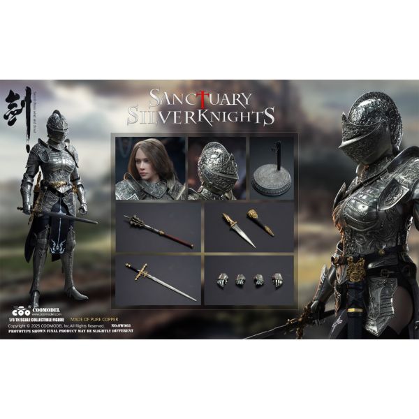 預購免運 COOMODEL 1/6 《劍亂風雲》 - 聖殿白銀守衛 白銀版 SW003 可動人偶,12吋人偶,6吋人偶,模型預購,1/6人偶,1/12人偶,KOF模型王者,COOMODEL 1/6 《劍亂風雲》 - 聖殿黃金守衛 白銀版 SW003,COOMODEL,COOMODEL 聖殿白銀守衛,COOMODEL SW003,COOMODEL 可動人偶,COOMODEL 可動模型,COOMODEL 1/6人偶,COOMODEL 12吋人偶,