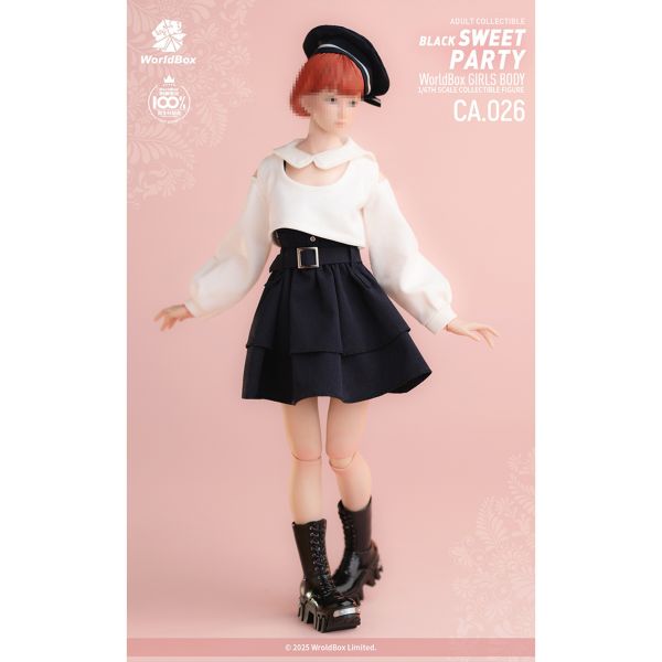 預購免運 Worldbox 1/6 服裝包 - 黑甜派對套裝 CA026 可動人偶,12吋人偶,6吋人偶,模型預購,1/6人偶,1/12人偶,KOF模型王者,Worldbox 1/6 服裝包 - 黑甜派對套裝 CA026,Worldbox,Worldbox 服裝包,Worldbox CA026,CA026,