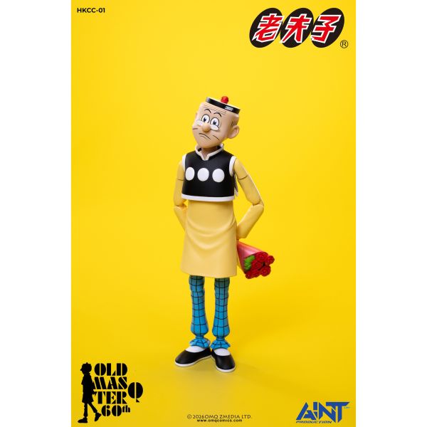 AINT Production 1/12 《 老夫子 》 - 60週年紀念版 可動人偶,12吋人偶,6吋人偶,模型預購,1/6人偶,1/12人偶,KOF模型王者,AINT Production 1/12 《 老夫子 》 - 60週年紀念版,AINT Production,AINT Production 老夫子,老夫子人偶,老夫子模型,老夫子 可動人偶,老夫子 可動模型,老夫子 1/12人偶,老夫子 6吋人偶,