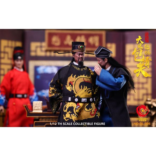 預購免運 QIANLONGTOYS 1/12 《 大宋 》包青天 三人套裝版 QL-006 可動人偶,12吋人偶,6吋人偶,模型預購,1/6人偶,1/12人偶,KOF模型王者,QIANLONG 1/12 《 大宋 》 南俠 - 展昭 QL-003,QIANLONG,QIANLONG 展昭,展昭可動人偶,展昭1/12人偶,展昭6吋人偶,