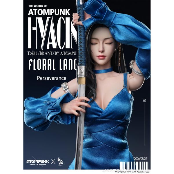 預購免運 原子朋克工作室 Atompunk 1/6 可動眼 刀姬風信子 原色版 可動人偶,12吋人偶,6吋人偶,模型預購,1/6人偶,1/12人偶,KOF模型王者,原子朋克工作室 Atompunk 1/6 可動眼 刀姬風信子 原色版,原子朋克工作室 Atompunk,刀姬風信子,