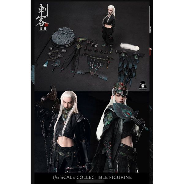 預購免運 反骨模玩 1/6 可動眼 刺客系列 - 青羽 CK001 可動人偶,12吋人偶,6吋人偶,模型預購,1/6人偶,1/12人偶,KOF模型王者,反骨模玩1/6 可動眼 刺客系列 - 青羽 CK001,反骨模玩,反骨模玩 青羽 CK001,CK001,