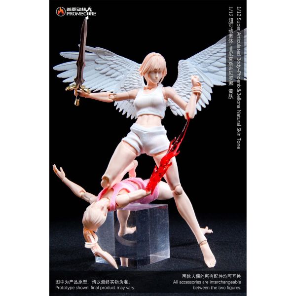 預購免運 Promecore 普羅動核 1/12 超可動女素體 菲尼克斯&貝羅娜 黃膚/白膚 可動人偶,12吋人偶,6吋人偶,模型預購,1/6人偶,1/12人偶,KOF模型王者,Promecore 普羅動核 1/12 超可動女素體 菲尼克斯&貝羅娜 黃膚/白膚,Promecore,普羅動核,普羅動核 素體,Promecore 素體,1/12可動人偶,1/12可動模型,1/12素體,6吋素體,超可動素體,超可動女素體,