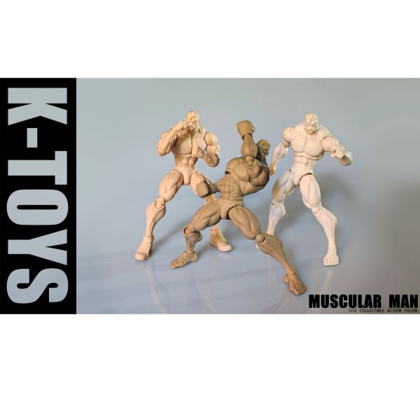 預購免運 K-Toys 1/12 強壯肌肉男素體 白膚/黃膚/黑膚 共3色 KT01 可動人偶,12吋人偶,6吋人偶,模型預購,1/6人偶,1/12人偶,KOF模型王者,K-Toys 1/12 強壯肌肉男素體 ,K-Toys,K-Toys素體,K-Toys KT01A,K-Toys KT01B,K-Toys KT01C,