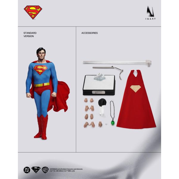 預購免運 INART 1/6 《超人》1978版 克里斯托夫李維 標準版/高級版 共兩款 可動人偶,12吋人偶,6吋人偶,模型預購,1/6人偶,1/12人偶,KOF模型王者,INART 1/6 《超人》1978版 克里斯托夫李維 標準版/高級版 共兩款,INART,INART 超人1978,INART 超人,INART 克里斯托夫李維,超人1978 可動人偶,超人1978 可動模型,超人1978 1/6人偶,超人1978 12吋人偶,