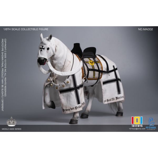 預購免運 101TOYS x PPSTUDIO 1/6 中世紀條頓戰馬 MA002Z 可動人偶,12吋人偶,6吋人偶,模型預購,1/6人偶,1/12人偶,KOF模型王者,101TOYS x PPSTUDIO 1/6 中世紀條頓戰馬 MA002,