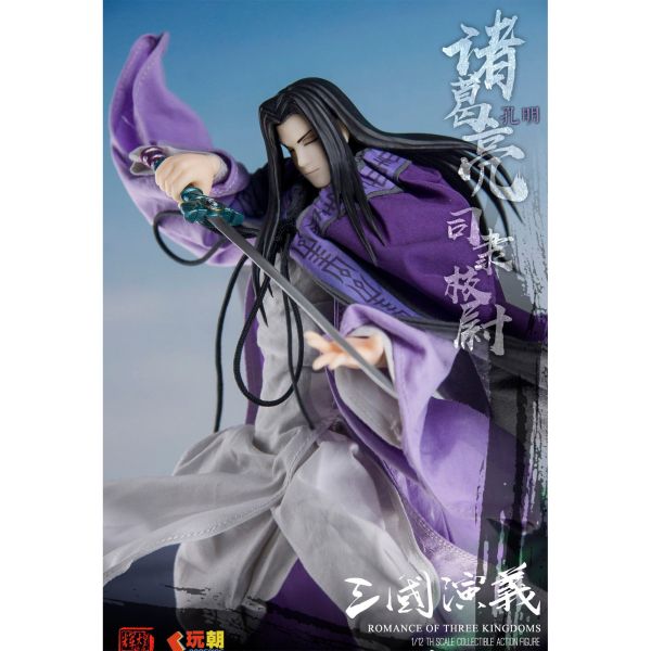 預購免運 玩朝玩具 1/12 《 三國演義》蜀漢丞相 司隸校尉 - 諸葛亮 可動人偶,12吋人偶,6吋人偶,模型預購,1/6人偶,1/12人偶,KOF模型王者,玩朝玩具 1/12 《 三國演義》蜀漢丞相 司隸校尉 - 諸葛亮,玩朝玩具,玩朝玩具 三國演義,玩朝玩具 諸葛亮,