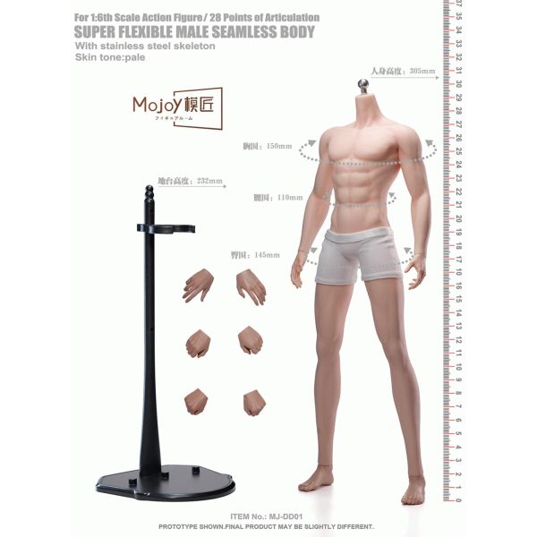 預購免運 模匠工作室 1/6 紳士男素體 無頭雕 白膚/小麥膚 共兩款 MJ-DD01/2 可動人偶,12吋人偶,6吋人偶,模型預購,1/6人偶,1/12人偶,KOF模型王者,模匠工作室 1/6 紳士男素體 含頭雕 白膚/小麥膚 共兩款 MJ-DD01/2H,模匠工作室,,模匠工作室 素體,