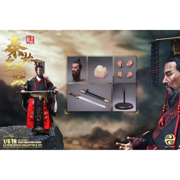 預購免運 303TOYS 1/6 秦始皇 - 嬴政 輕享版 NO.QX001 可動人偶,12吋人偶,6吋人偶,模型預購,1/6人偶,1/12人偶,KOF模型王者,303TOYS 1/6 秦始皇 - 嬴政 輕享版 NO.QX001,303TOYS,303TOYS 嬴政,303TOYS 秦始皇,NO.QX001,秦始皇 可動人偶,秦始皇 可動模型,秦始皇 1/6人偶,秦始皇 12吋人偶,秦始皇模型,秦始皇人偶,,,,,,,,