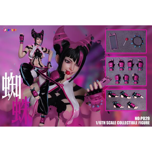 預購免運 PLAY TOY 1/6 可動眼 蜘蛛女特工 P029 可動人偶,12吋人偶,6吋人偶,模型預購,1/6人偶,1/12人偶,KOF模型王者,