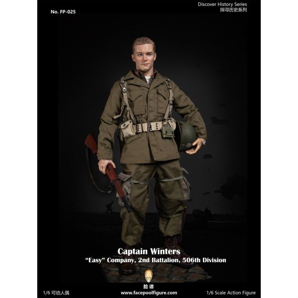 預購免運 臉譜模玩 1/6 二戰美軍空降師E連隊長 A款/B款 共兩版 FP-025 可動人偶,12吋人偶,6吋人偶,模型預購,1/6人偶,1/12人偶,KOF模型王者,臉譜模玩 1/6 二戰美軍空降師E連隊長 A款/B款 共兩版 FP-025,臉譜模玩,臉譜模玩 二戰美軍空降師E連隊長,臉譜模玩 可動人偶,臉譜模玩 可動模型,臉譜模玩 1/6人偶,臉譜模玩 12吋人偶,