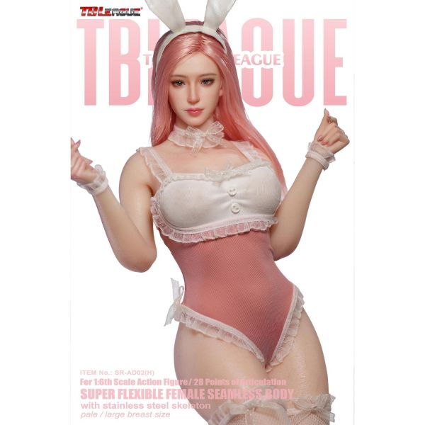 預購免運 TBLeague 1/6 可動眼 白金矽膠珍藏系列 - 兔女郎 含頭雕 共兩款 可動人偶,12吋人偶,6吋人偶,模型預購,1/6人偶,1/12人偶,KOF模型王者,TBLeague 1/6 可動眼 白金矽膠珍藏系列 - 兔女郎 含頭雕 共兩款,TBLeague,TBLeague 素體,TBLeague 頭雕,